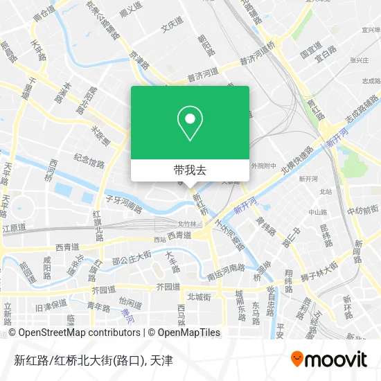 新红路/红桥北大街(路口)地图