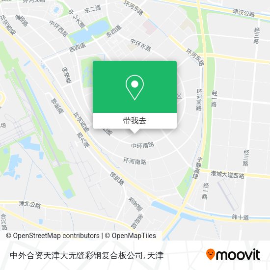 中外合资天津大无缝彩钢复合板公司地图