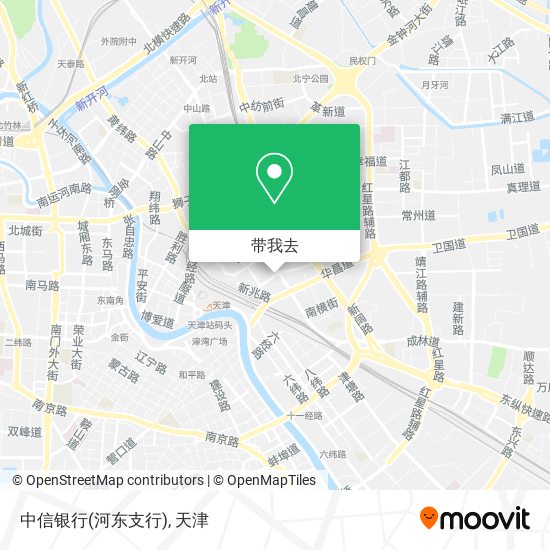 中信银行(河东支行)地图