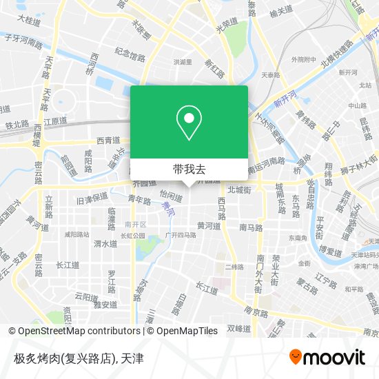 极炙烤肉(复兴路店)地图