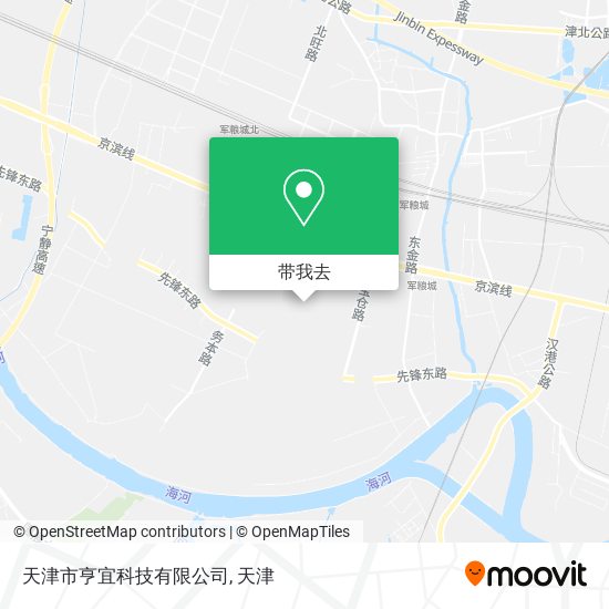 天津市亨宜科技有限公司地图