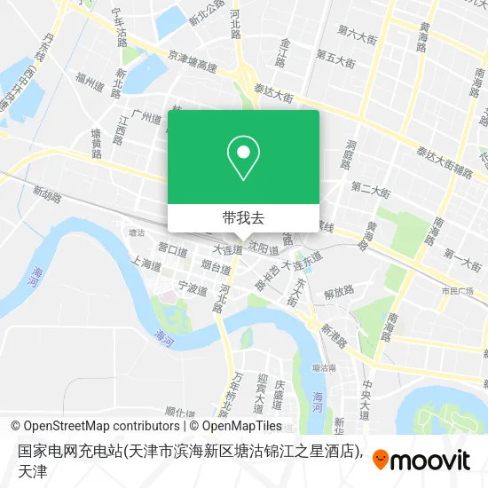 国家电网充电站(天津市滨海新区塘沽锦江之星酒店)地图
