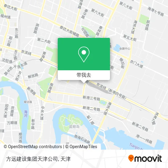 方远建设集团天津公司地图