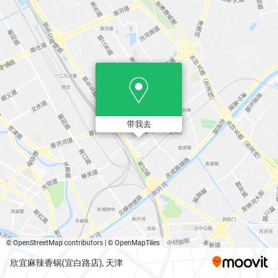 欣宜麻辣香锅(宜白路店)地图