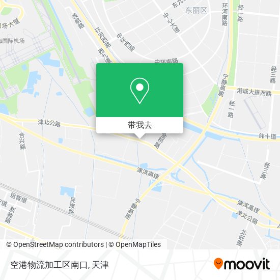 空港物流加工区南口地图