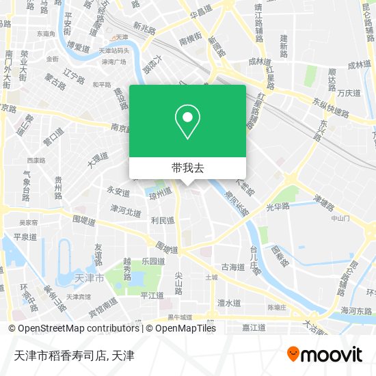 天津市稻香寿司店地图