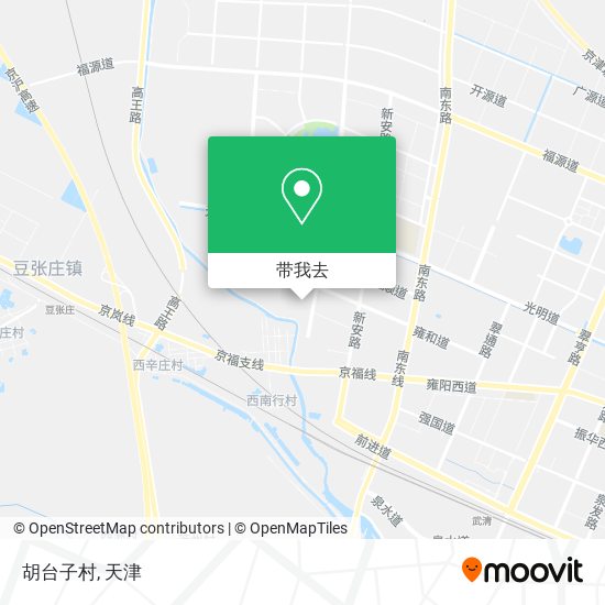 胡台子村地图