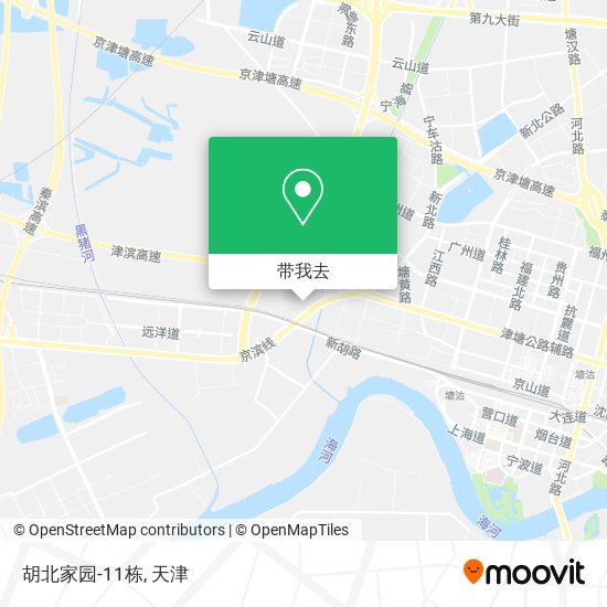 胡北家园-11栋地图
