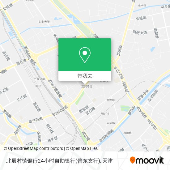 北辰村镇银行24小时自助银行(普东支行)地图