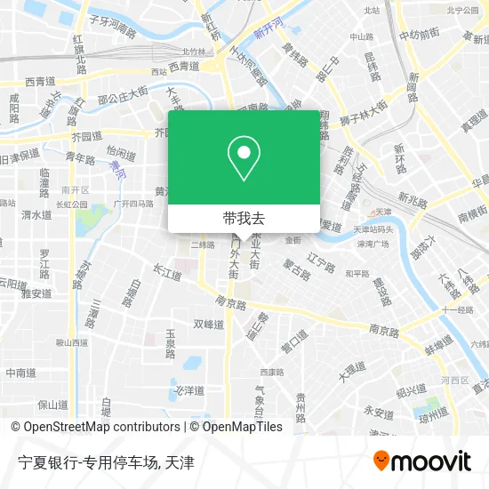 宁夏银行-专用停车场地图