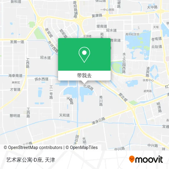 艺术家公寓-D座地图