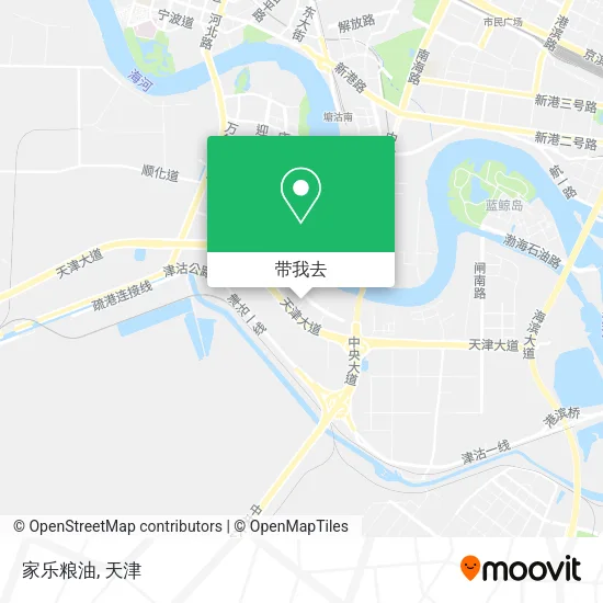 家乐粮油地图
