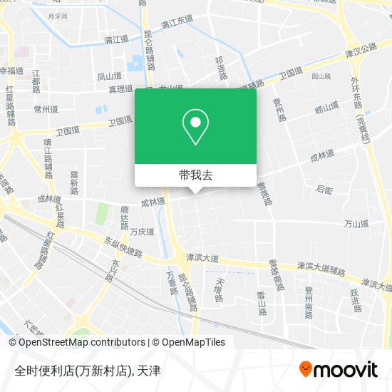 全时便利店(万新村店)地图