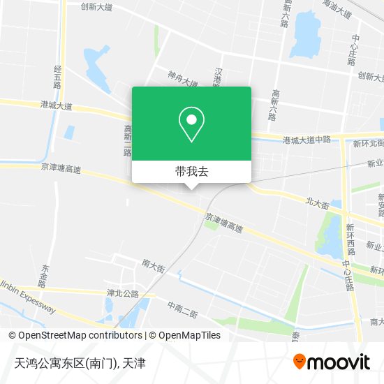 天鸿公寓东区(南门)地图