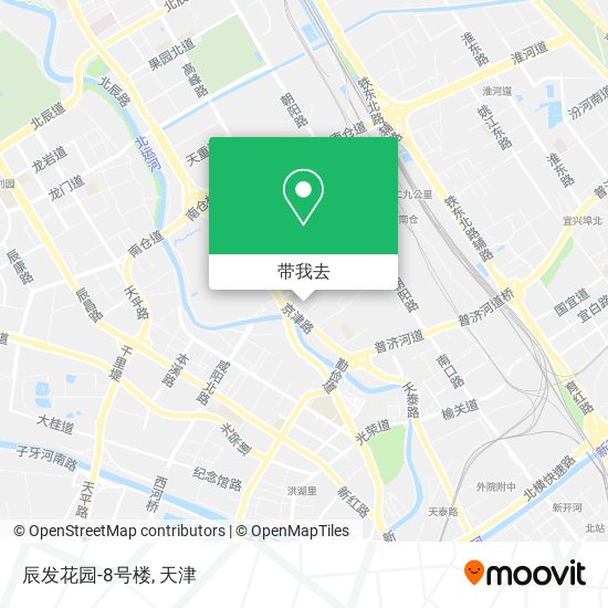 辰发花园-8号楼地图