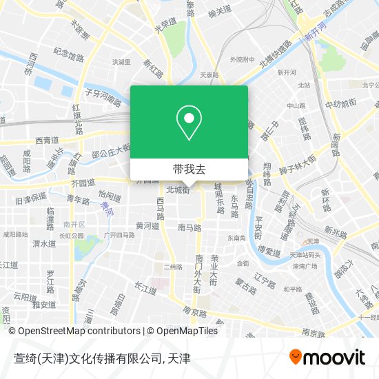 萱绮(天津)文化传播有限公司地图