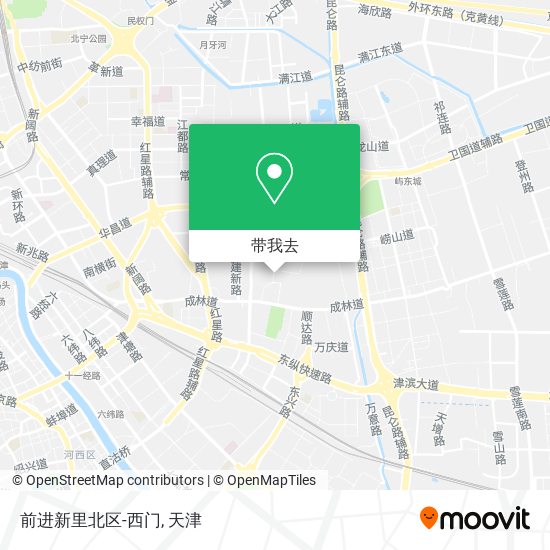 前进新里北区-西门地图