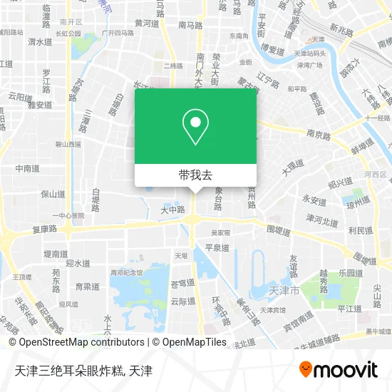 天津三绝耳朵眼炸糕地图