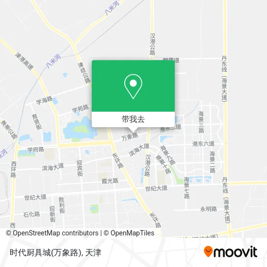 时代厨具城(万象路)地图