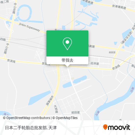 日本二手轮胎总批发部地图