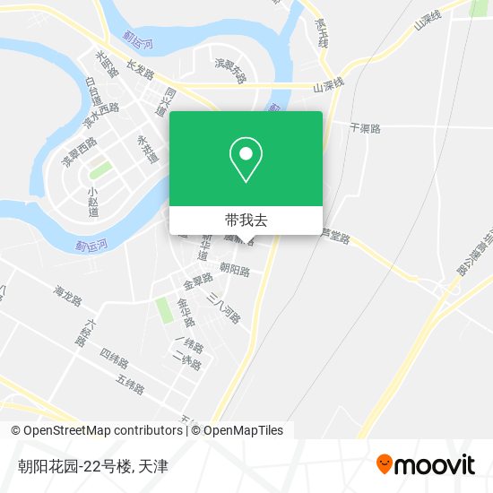 朝阳花园-22号楼地图