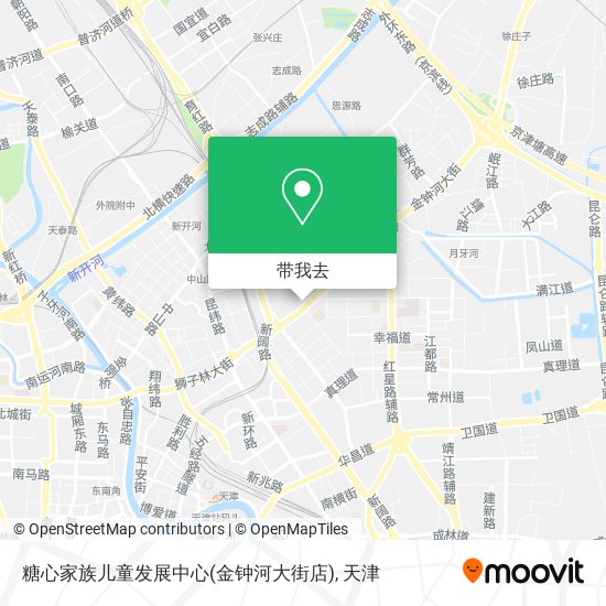 糖心家族儿童发展中心(金钟河大街店)地图