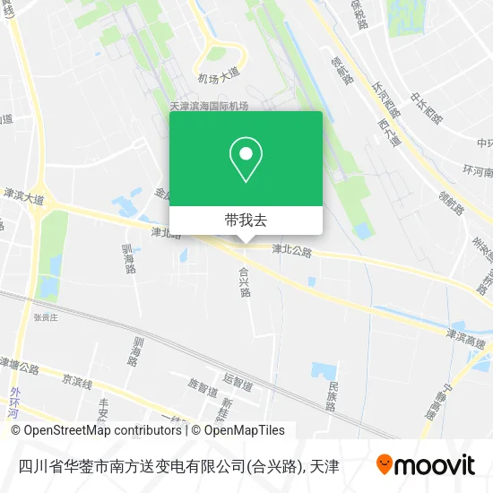 四川省华蓥市南方送变电有限公司(合兴路)地图