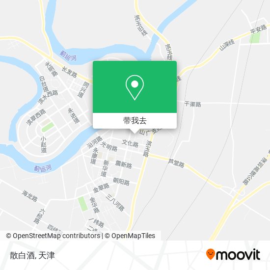 散白酒地图