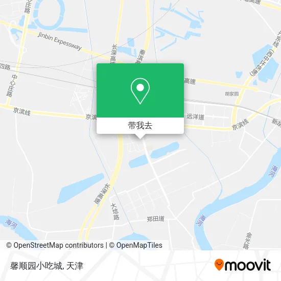 馨顺园小吃城地图