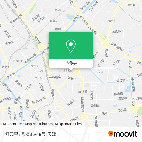 舒园里7号楼35-48号地图