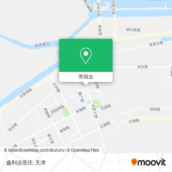 鑫利达茶庄地图
