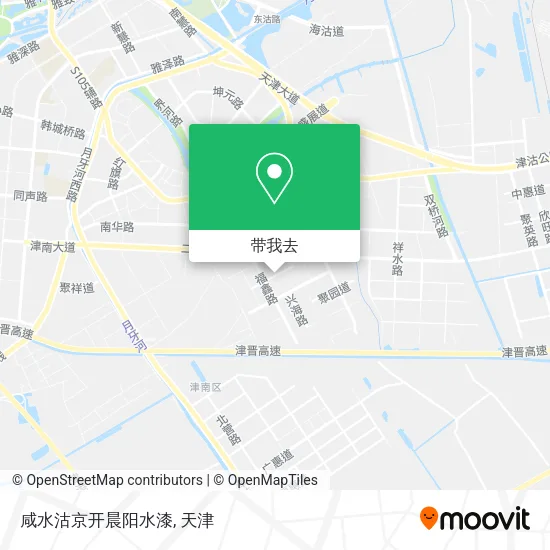 咸水沽京开晨阳水漆地图