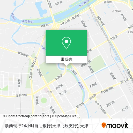 浙商银行24小时自助银行(天津北辰支行)地图