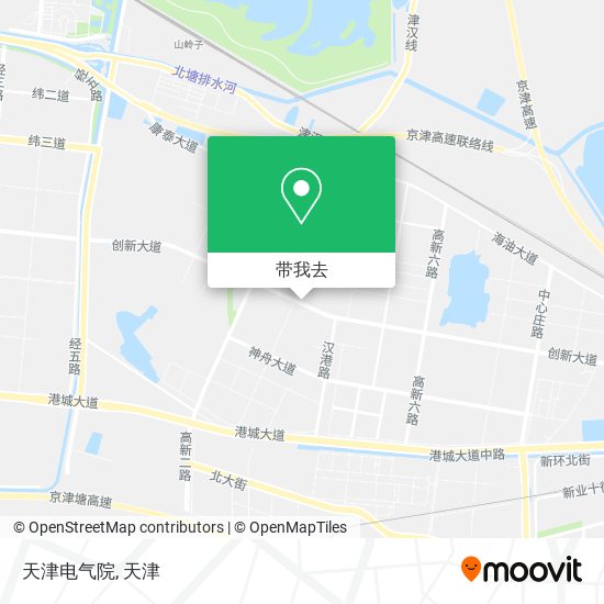 天津电气院地图
