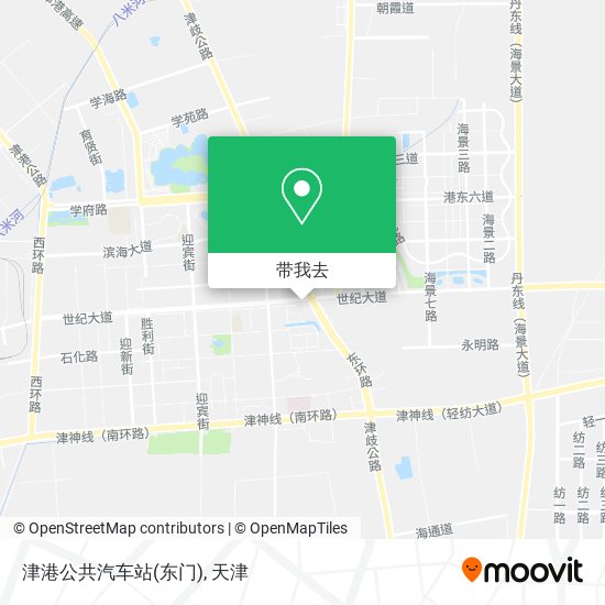津港公共汽车站(东门)地图