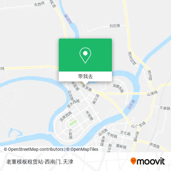 老董模板租赁站-西南门地图