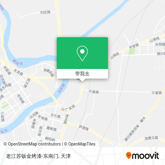 老江苏钣金烤漆-东南门地图
