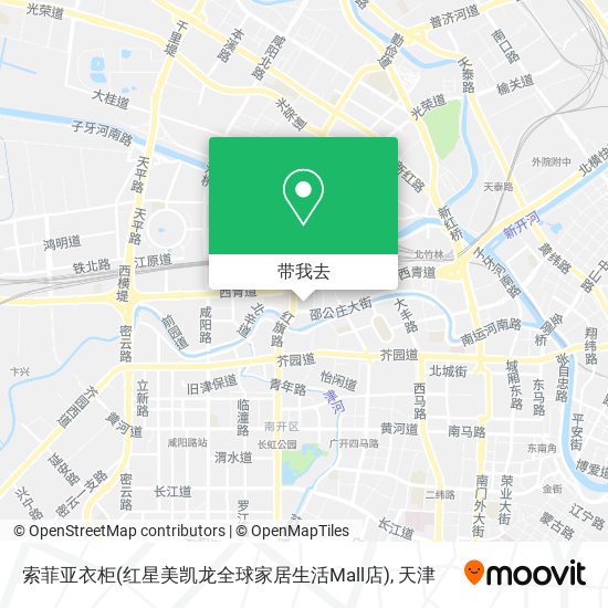 索菲亚衣柜(红星美凯龙全球家居生活Mall店)地图