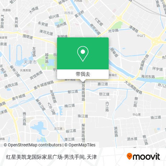 红星美凯龙国际家居广场-男洗手间地图