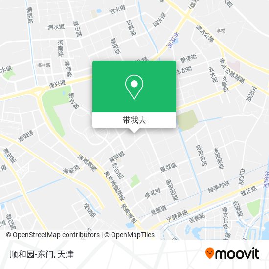 顺和园-东门地图