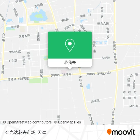 金光达花卉市场地图