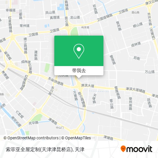 索菲亚全屋定制(天津津昆桥店)地图