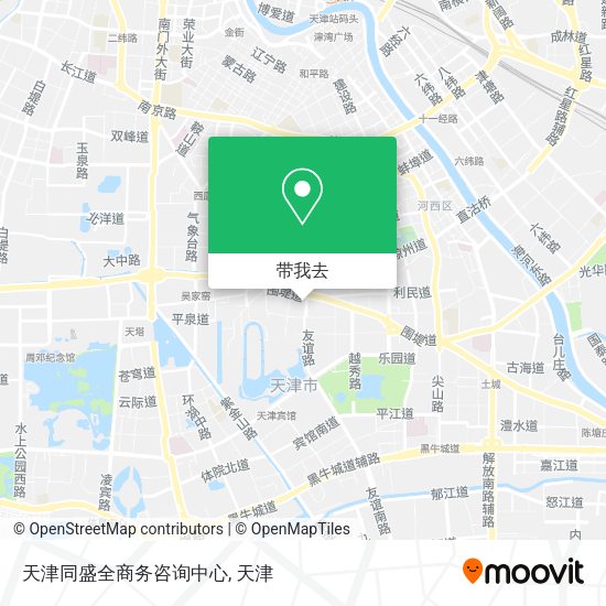 天津同盛全商务咨询中心地图