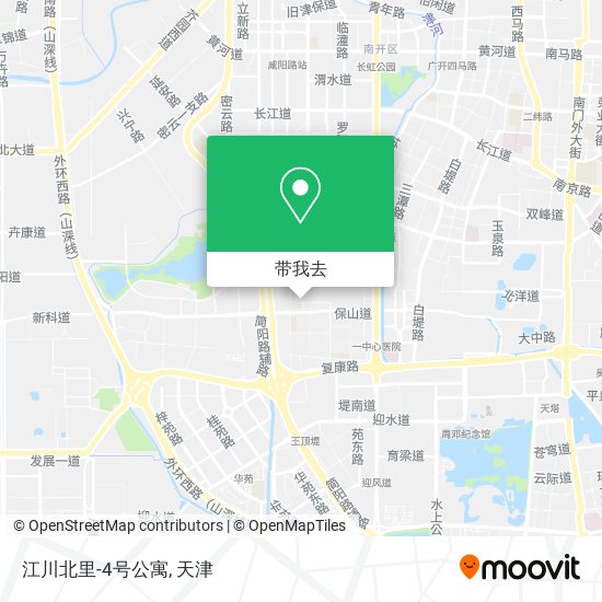 江川北里-4号公寓地图