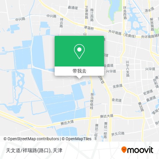 天文道/祥瑞路(路口)地图
