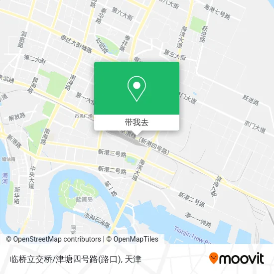 临桥立交桥/津塘四号路(路口)地图