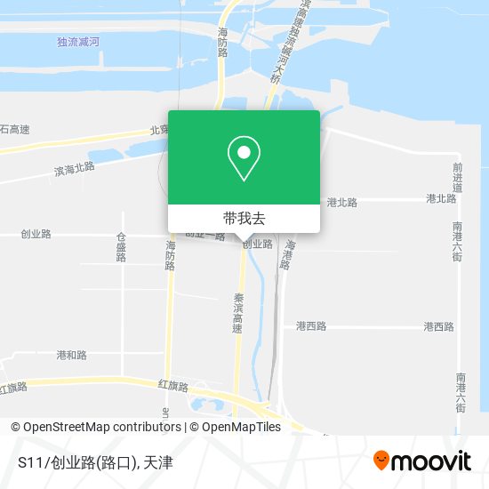 S11/创业路(路口)地图