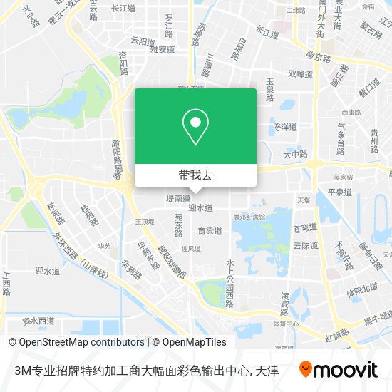 3M专业招牌特约加工商大幅面彩色输出中心地图