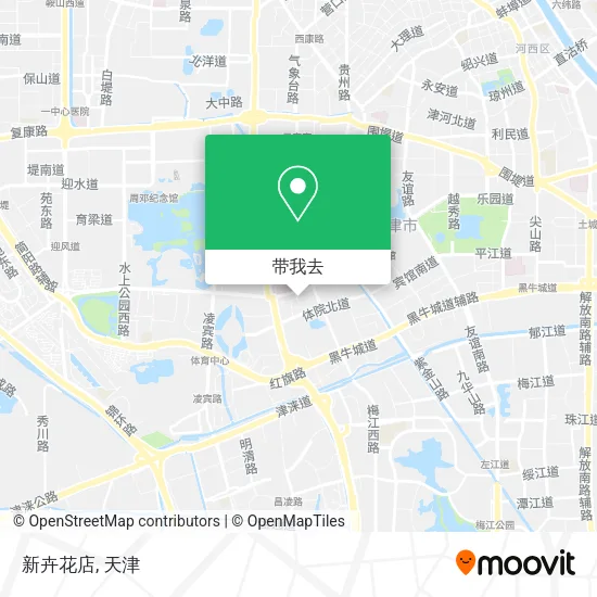 新卉花店地图