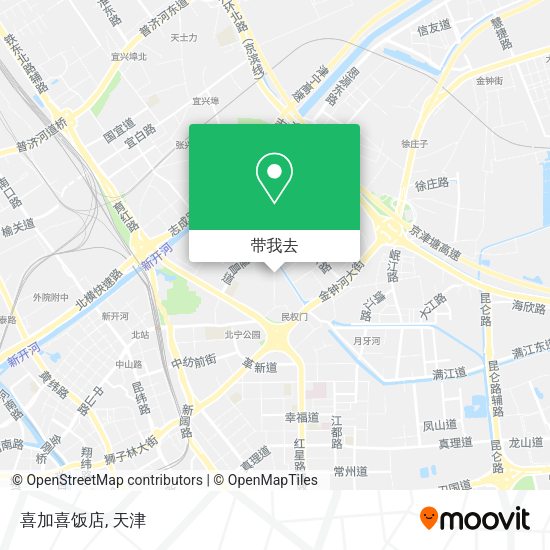 喜加喜饭店地图